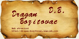 Dragan Bozitovac vizit kartica